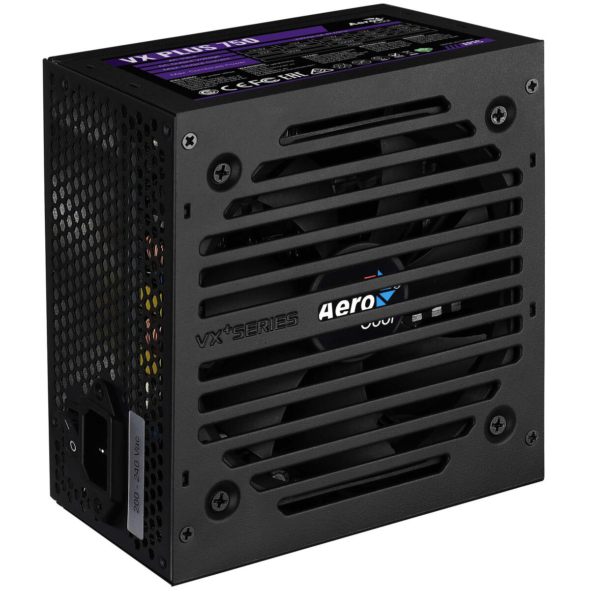 Fuente de Alimentación Aerocool VX PLUS 750 750 W 80 PLUS